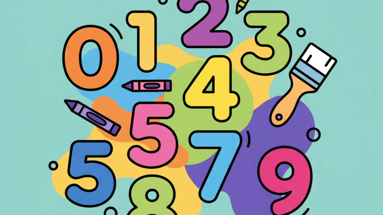 Números Fofos para Colorir: Atividades Educativas e Criativas