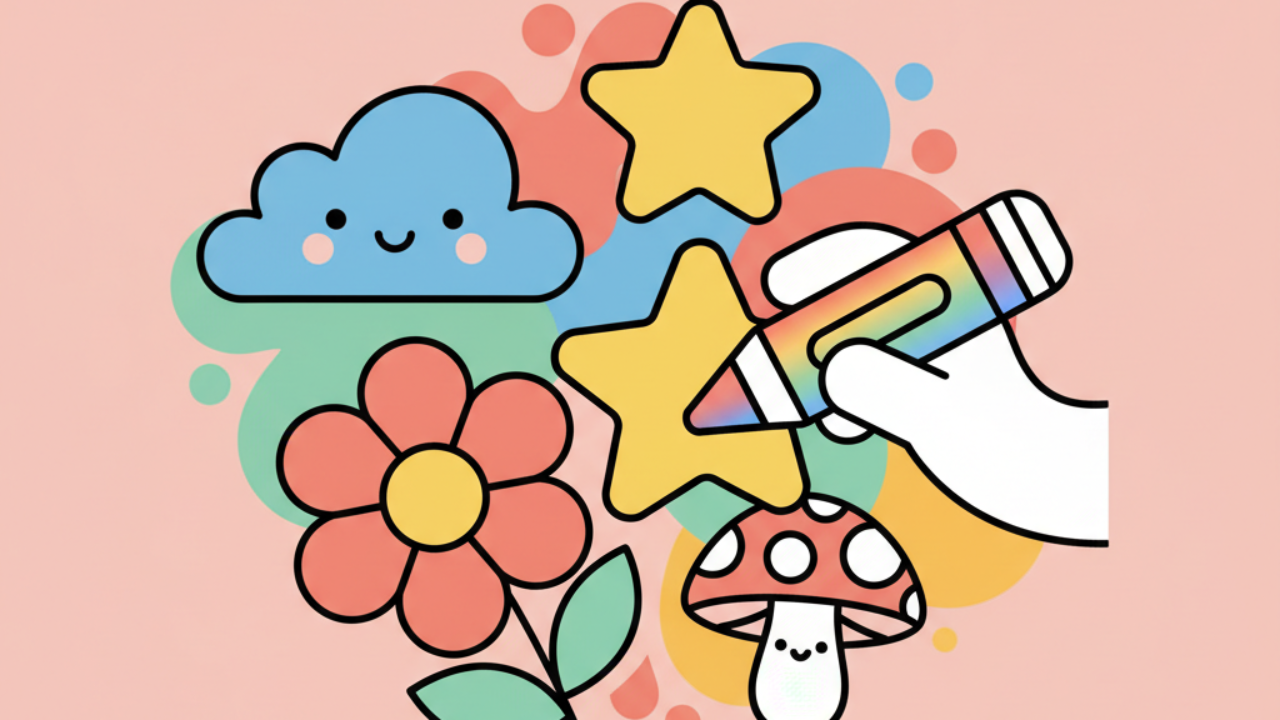 Como escolher os melhores desenhos fofos para colorir e relaxar