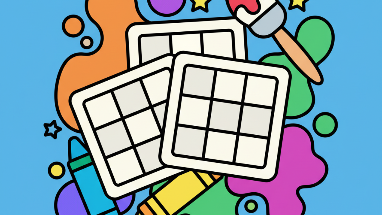 Cartelas de Bingo para Colorir: Atividade Educativa e Criativa