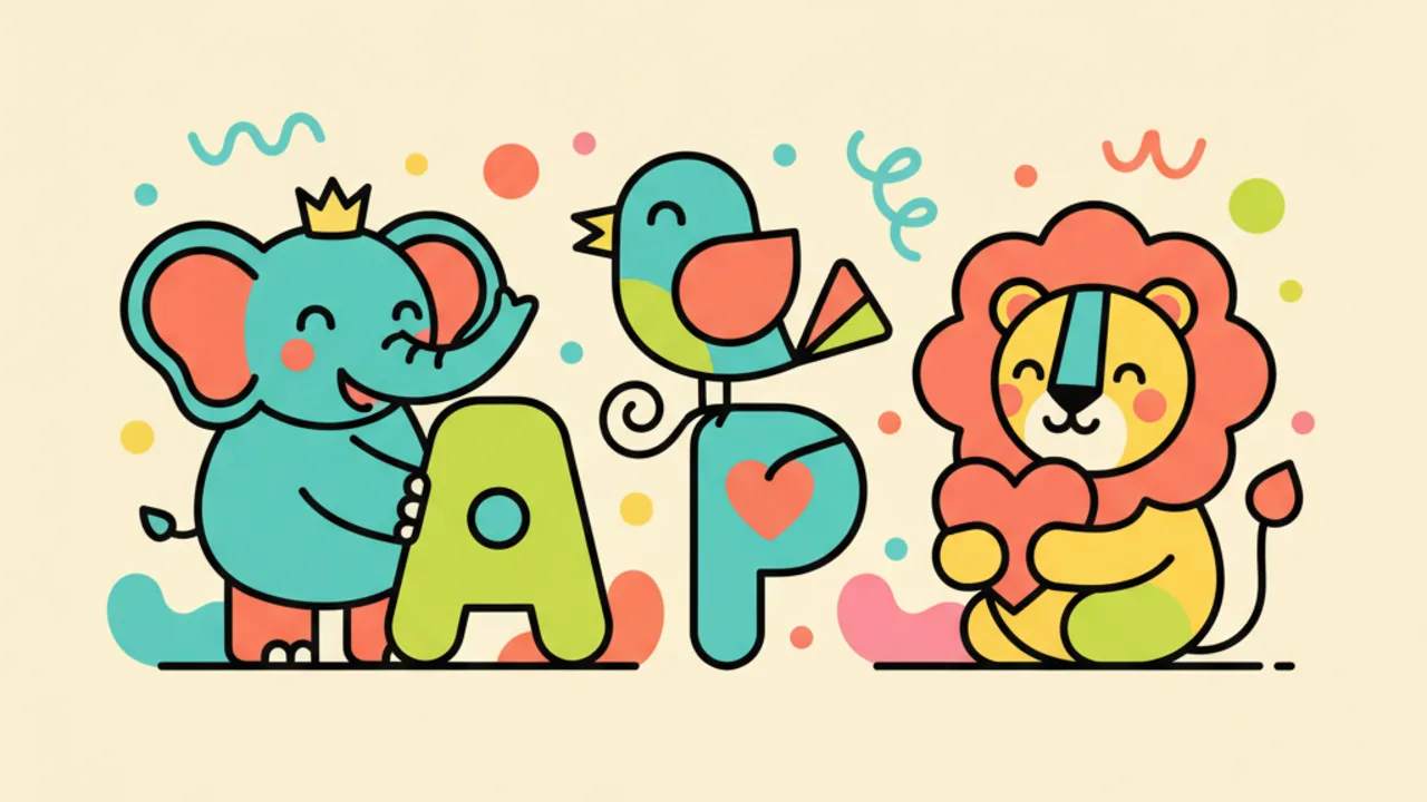 Páginas para Colorir Alfabeto com Animais Fofos