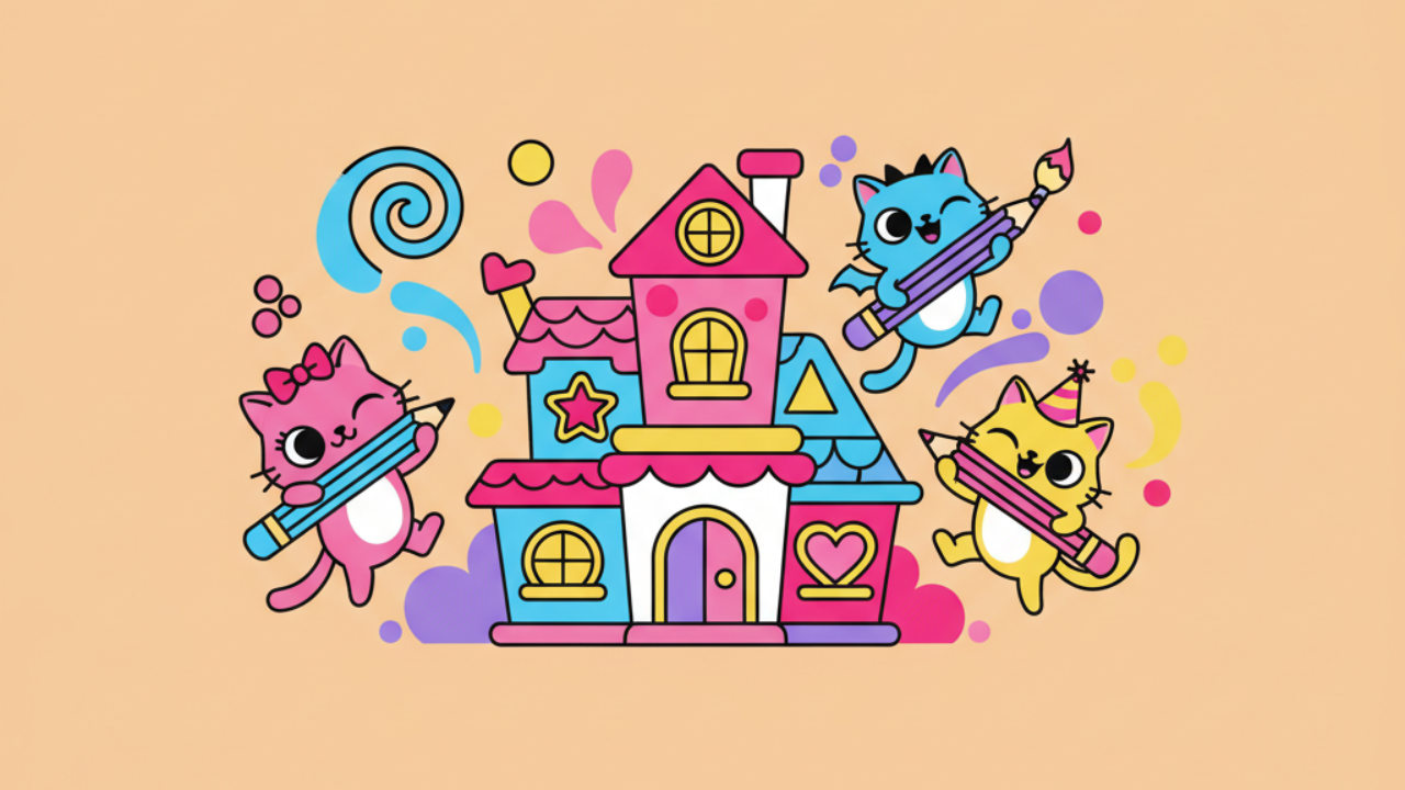 Melhores Desenhos de A Casa Mágica da Gabby para Pintar