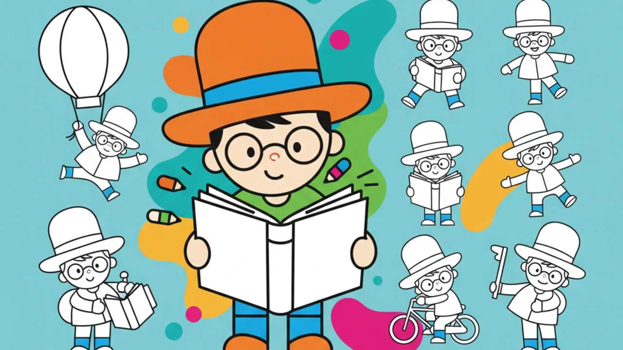 Dan do Mundo Bita: 10 Desenhos para Colorir