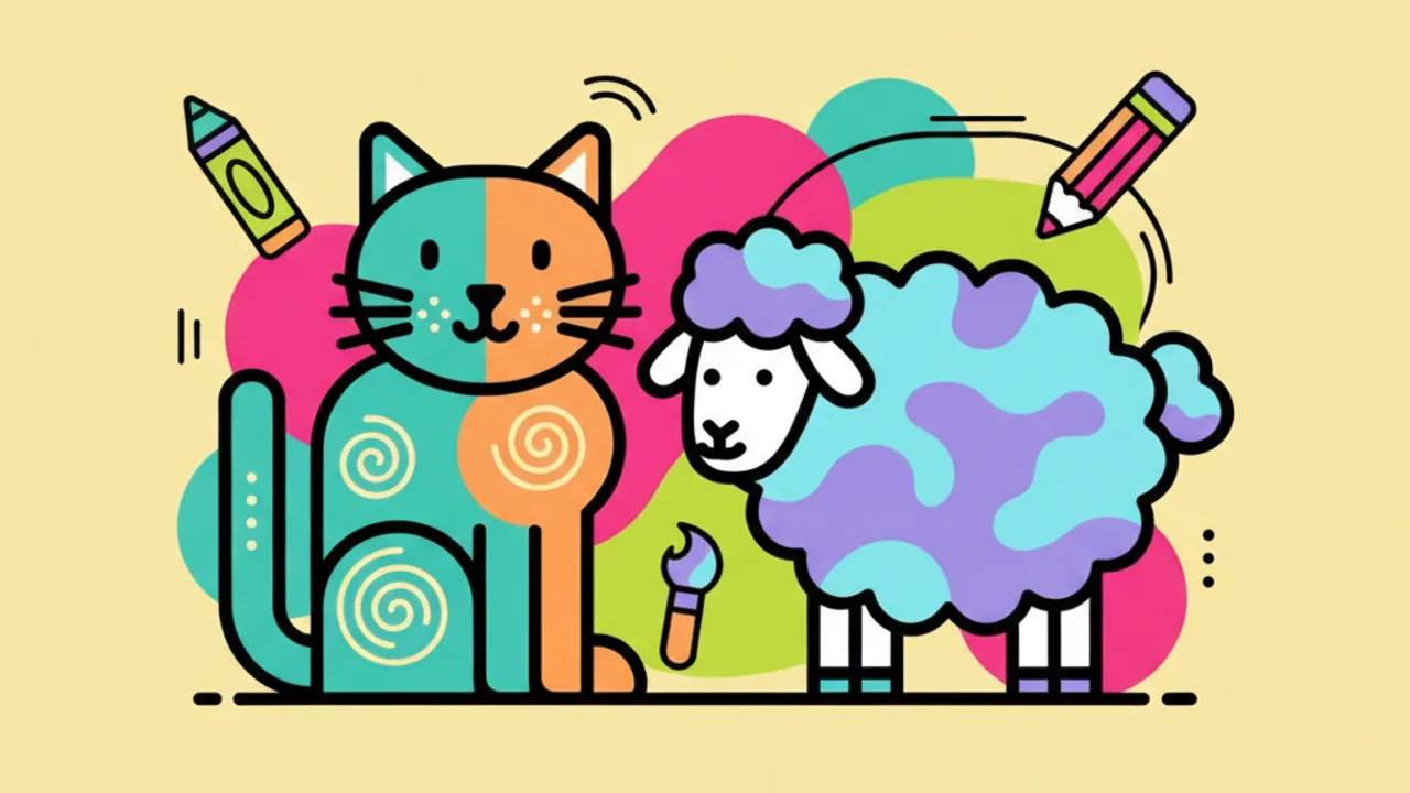Dicas de Textura para Colorir Desenhos de Animais Fofos