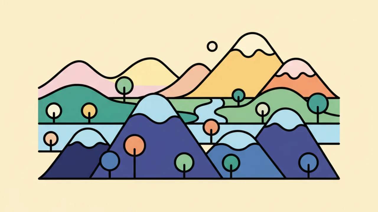 Técnicas de profundidade para colorir cenários e paisagens