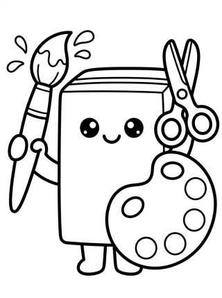Desenho de Bebê Caixa e Arte Colorida para colorir e imprimir grátis