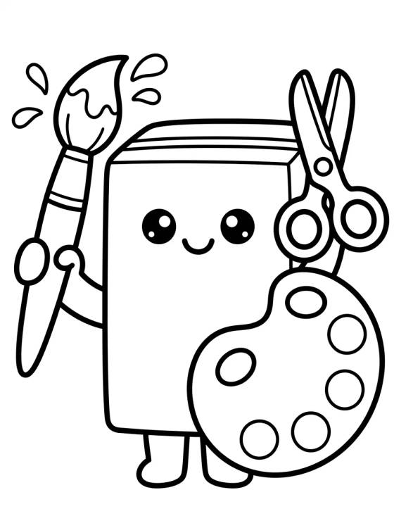 Desenho de Bebê Caixa e Arte Colorida para colorir e imprimir grátis