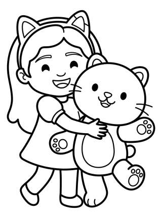 Coleção de desenhos para colorir: Desenhos da Casa Mágica da Gabby para Colorir