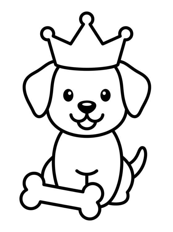Desenho de Chloe a Dálmata Fofa para colorir e imprimir grátis