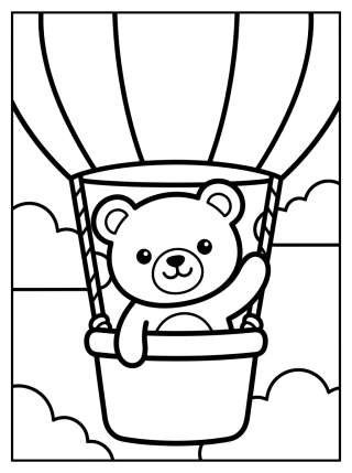 Coleção de desenhos para colorir: Aventuras e Viagens Kawaii