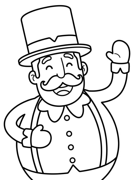 Desenho de Bita Acenando Feliz para colorir e imprimir grátis