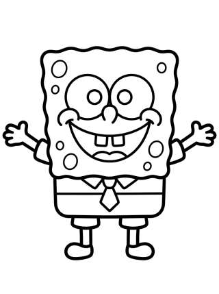 Coleção de desenhos para colorir: Bob Esponja para Colorir
