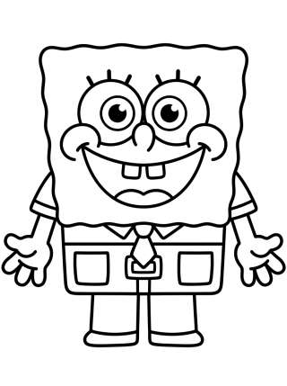 Coleção de desenhos para colorir: Bob Esponja para Colorir e Imprimir Grátis