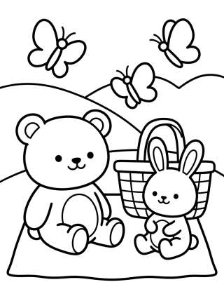Coleção de desenhos para colorir: Bobbie e Amigos