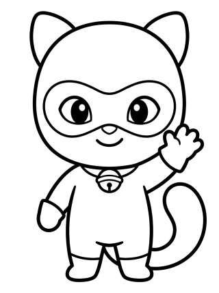 Coleção de desenhos para colorir: Cat Noir para Colorir