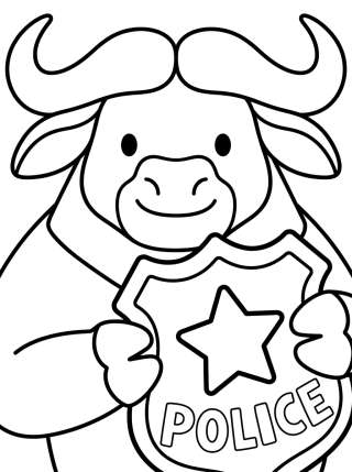 Coleção de desenhos para colorir: Desenhos do Chefe Bogo para Colorir