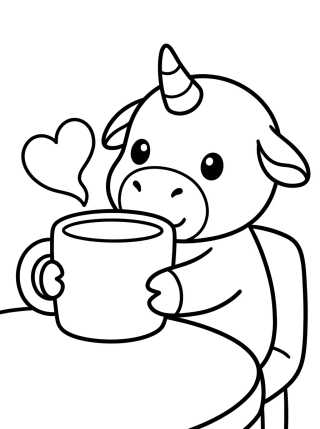 Chefe Bogo Tomando Café para colorir Desenho de Chefe Bogo Tomando Café para colorir e imprimir grátis