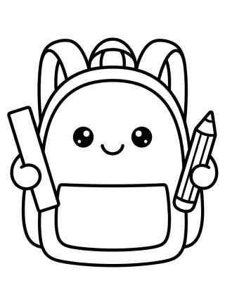 Coleção de desenhos para colorir: Material Escolar e Papelaria Kawaii