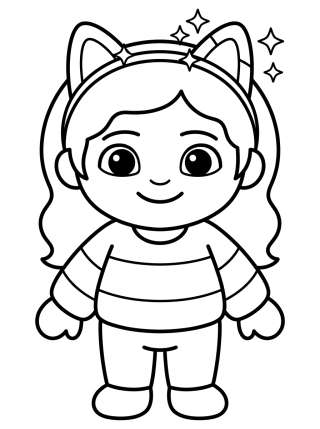 Coleção de desenhos para colorir: Gabby de A Casa Mágica da Gabby