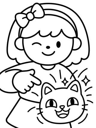Desenho de Gabby e sua Bolsa Mágica para colorir e imprimir grátis