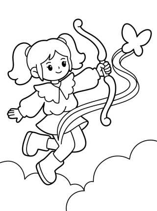 Guerreira K-Pop Saltando em Ataque Especial para colorir Desenho de Guerreira K-Pop Saltando em Ataque Especial para colorir e imprimir grátis