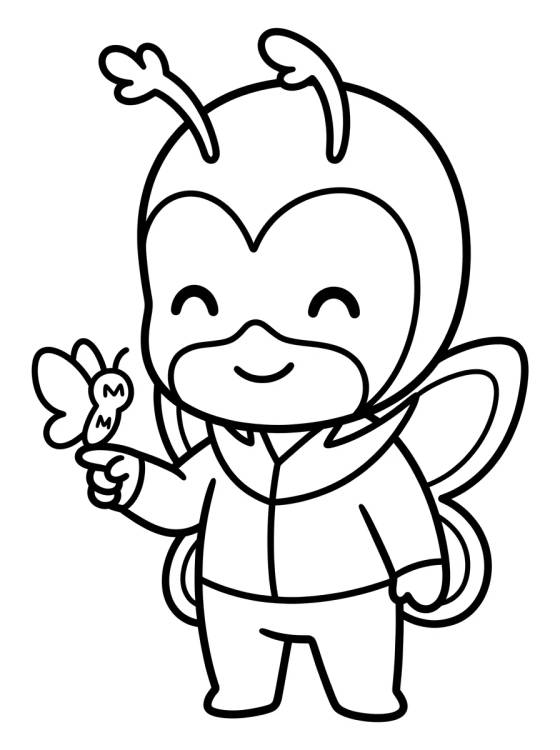 Hawk Moth Chibi segurando um Akuma para colorir Desenho de Hawk Moth Chibi segurando um Akuma para colorir e imprimir grátis