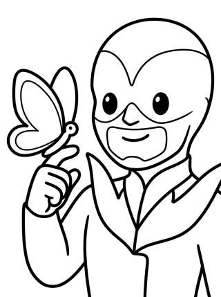 Coleção de desenhos para colorir: Hawk Moth para Colorir