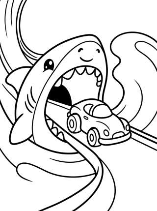 Coleção de desenhos para colorir: Hot Wheels City para Colorir