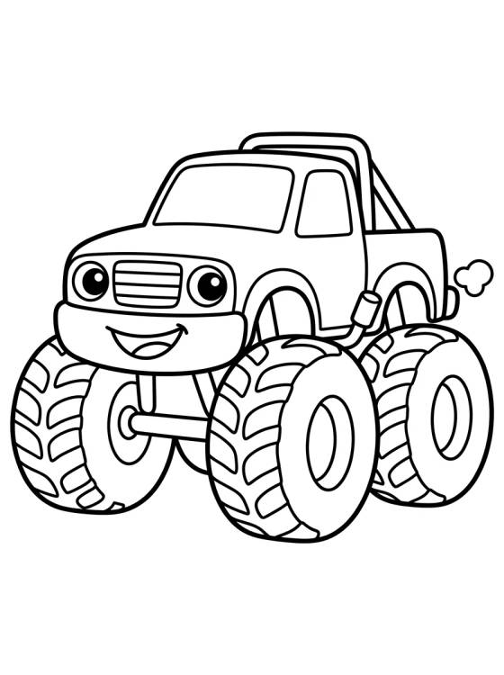 Monster Truck Hot Wheels para Crianças para colorir Desenho de Monster Truck Hot Wheels para Crianças para colorir e imprimir grátis