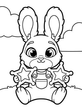 Judy Hopps Bebê Fofinha para colorir Desenho de Judy Hopps Bebê Fofinha para colorir e imprimir grátis