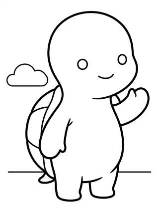 Desenho de Kwami Wayzz Calmo para colorir e imprimir grátis