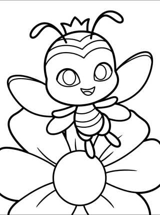 Desenho de Pollen a Kwami da Abelha para colorir e imprimir grátis