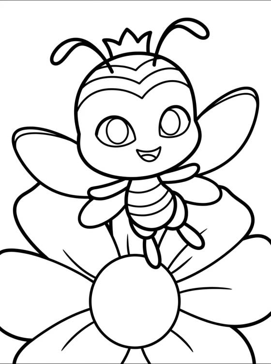 Desenho de Pollen a Kwami da Abelha para colorir e imprimir grátis