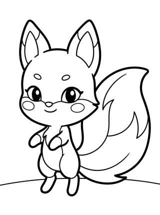 Desenho de Trixx a Kwami da Raposa para colorir e imprimir grátis