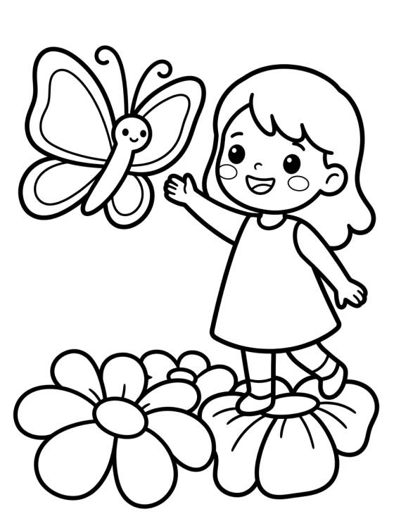 Desenho de Lila Brincando no Parque para colorir e imprimir grátis