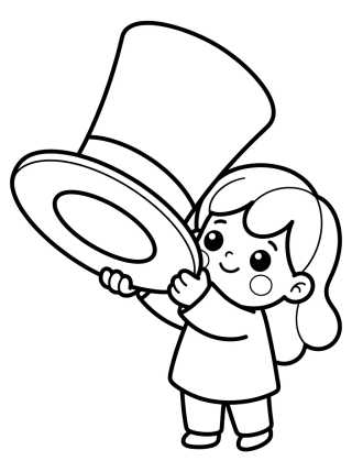 Lila e a Cartola do Bita para colorir Desenho de Lila e a Cartola do Bita para colorir e imprimir grátis