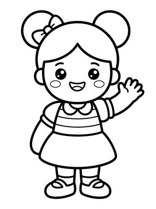 Coleção de desenhos para colorir: Lila do Mundo Bita para Colorir