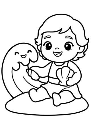 Coleção de desenhos para colorir: Desenhos da Moana para Colorir