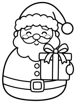 Coleção de desenhos para colorir: Natal e Festas