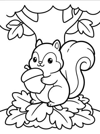 Coleção de desenhos para colorir: Outono Encantado