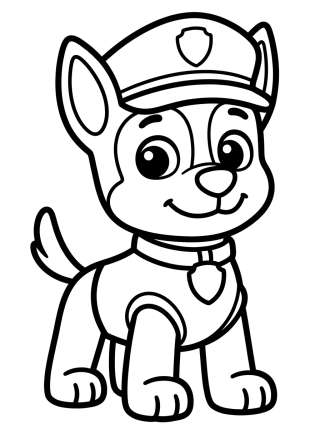 Coleção de desenhos para colorir: Patrulha Canina para Colorir e Imprimir