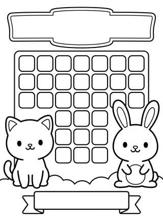 Desenho de Rastreador de Hábitos de Bichinhos para colorir e imprimir grátis