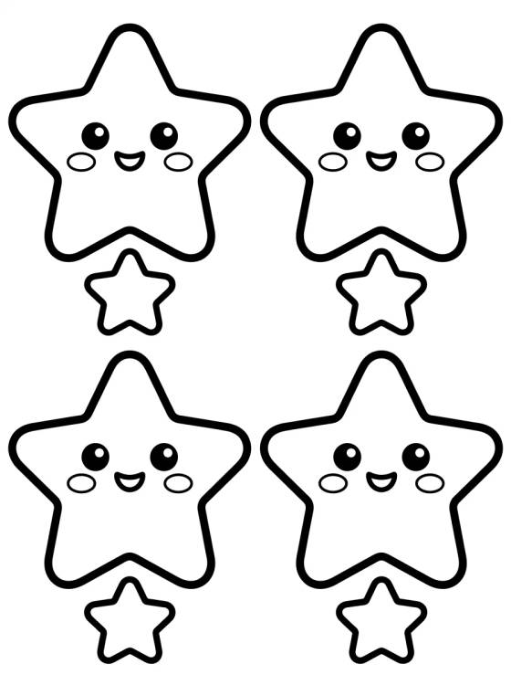 Desenho de Tracker de Hábitos de Estrelas para colorir e imprimir grátis